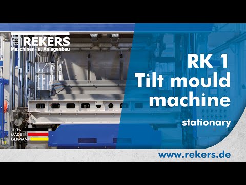 REKERS Tilting vibro-press RK1 stationary