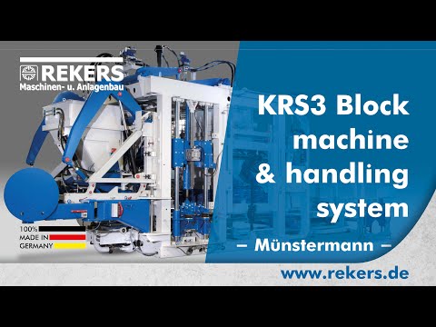 REKERS KRS3 Block Machine and Handling System (Muenstermann)