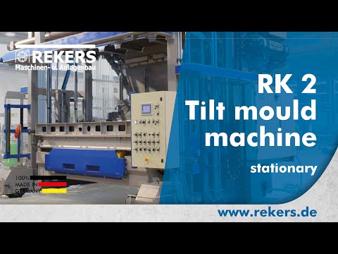 REKERS Tilt mould machine RK2 stationary